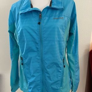Avalanche Ladies rain jacket. Size Large. Front zip pockets and zip front